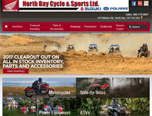 Tablet Screenshot of northbaycycle.com